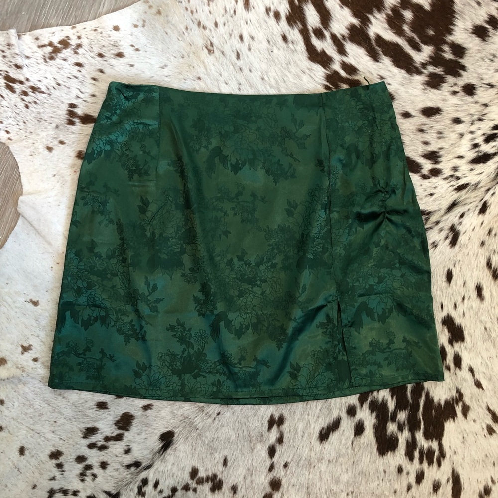 Shein Emerald Green Skirt.